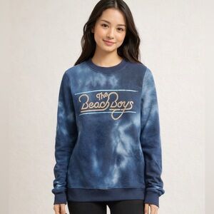 Beach Boys Tie Dye Sweatshirt | Women’s XS | Graphic Retro Crew